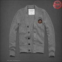 heren abercrombie and fitch truien cardigan knop badge lichtgrijs On Sale Novel nzxdd494